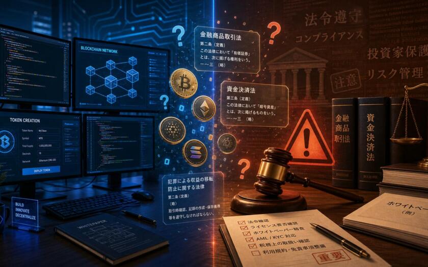 仮想通貨の作り方を紹介!勝手に個人で作っていいの?法律上のリスクを紹介